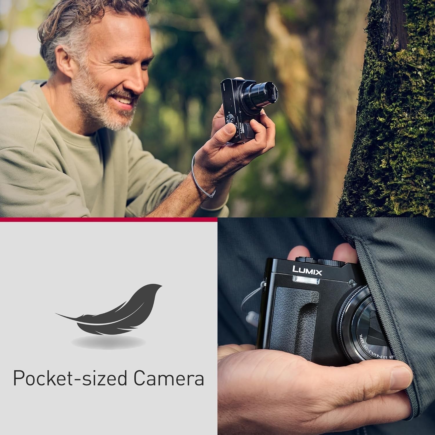 4K 20.3MP Travel Camera 30X Optical Zoom WiFi Compact Vlogging Camera