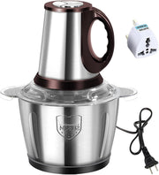 500W Electric Food Chopper 5L Meat Grinder Stainless Steel Processor