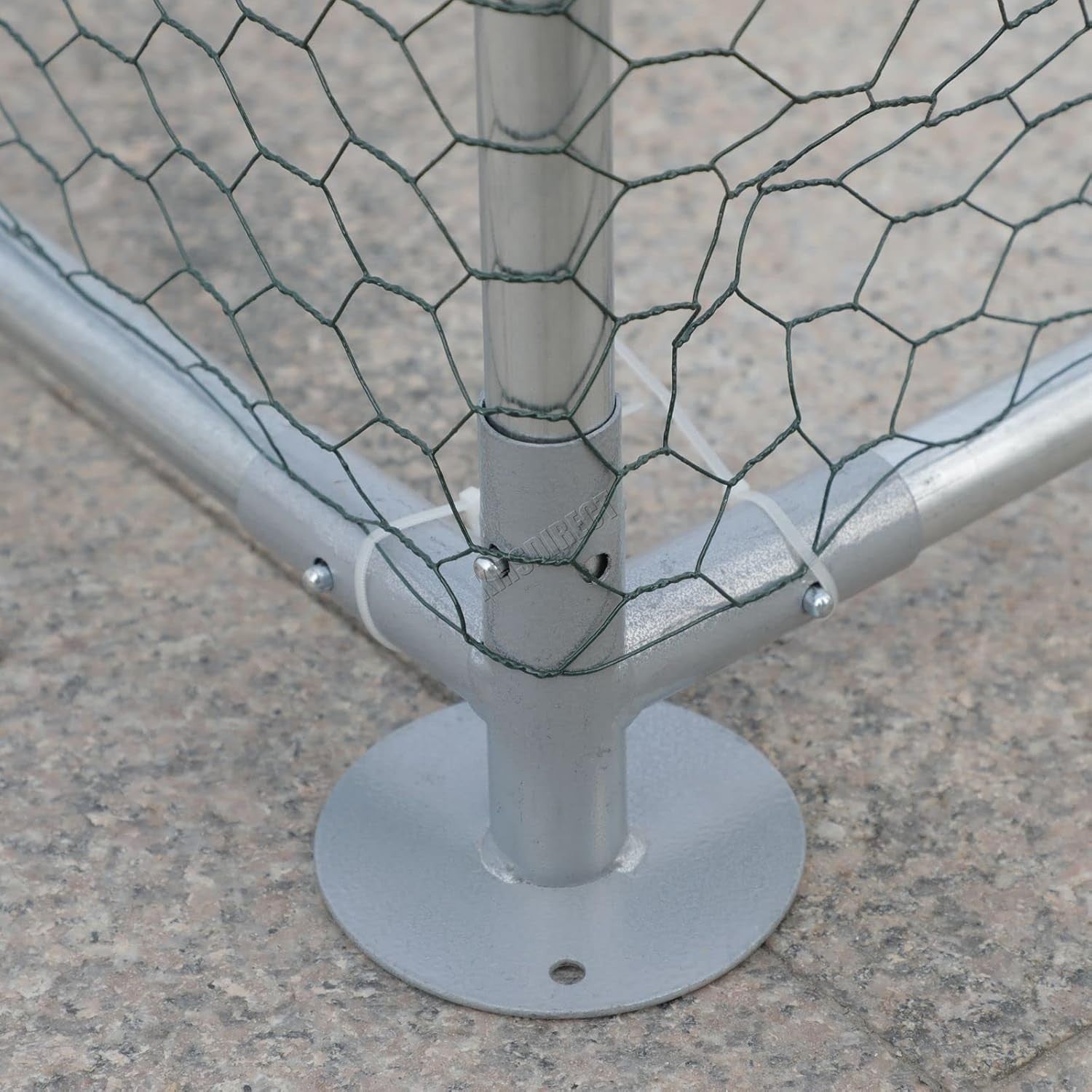 Extra Large Walk In Chicken Run Outdoor Metal Pet Enclosure 8x3x2m