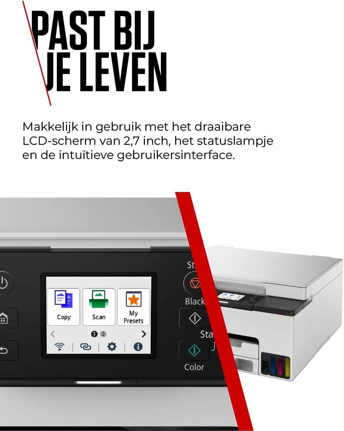 All-in-One Wireless MegaTank Printer | Duplex, Copier & Scanner, Colour