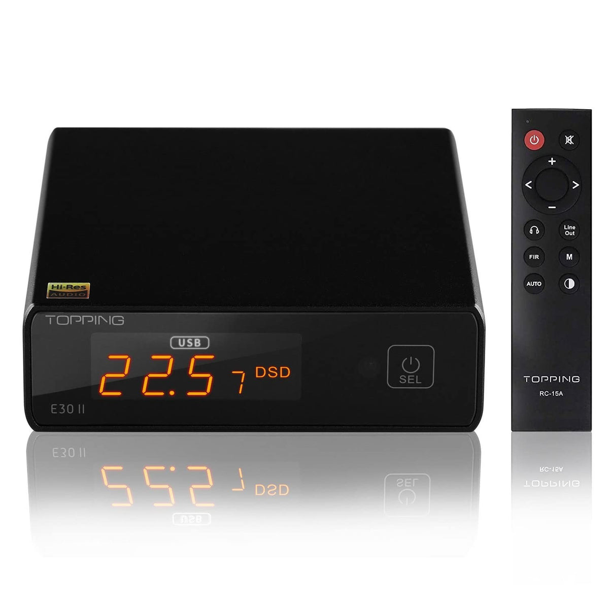 Hi-Res E30 II DAC Decoder 2x AK4493S USB Coax Optical PCM DSD Audio