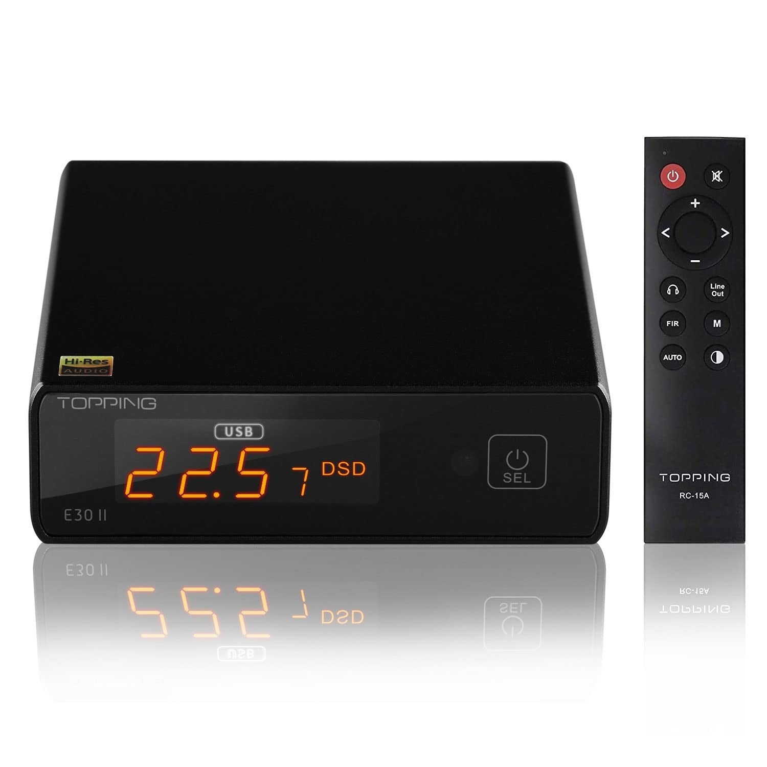 Hi-Res E30 II DAC Decoder 2x AK4493S USB Coax Optical PCM DSD Audio