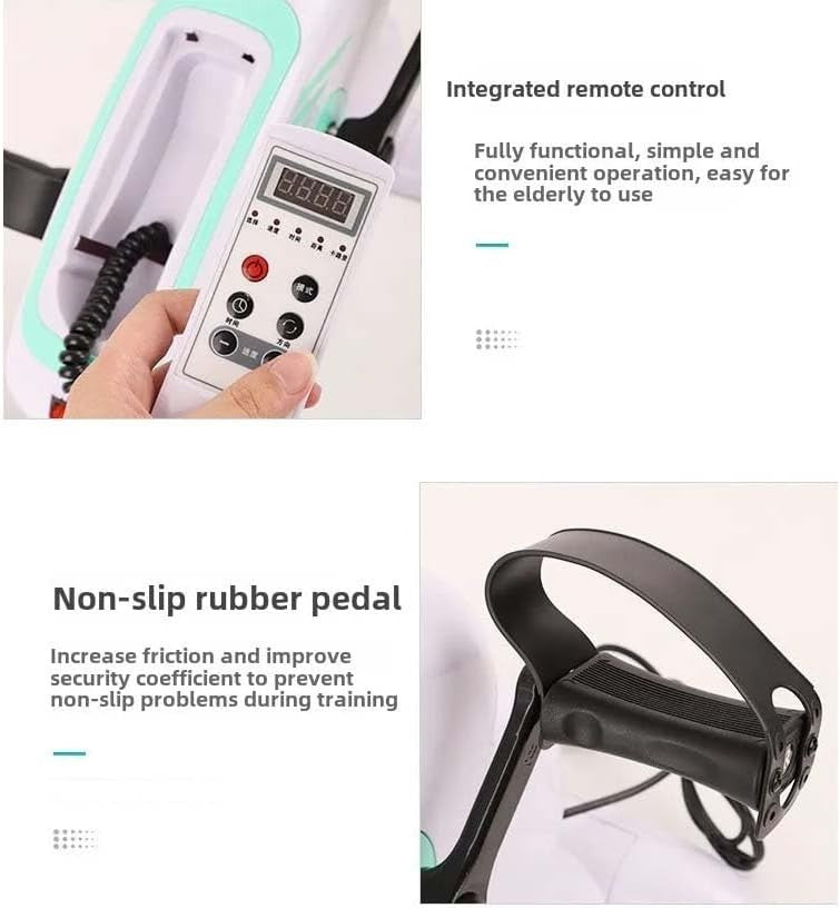 Electric Under Desk Pedal Exerciser 12 Speed Timer Quiet Rehab