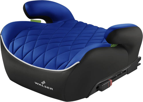 ISOFIX Child Booster Seat 125–150cm R129 Padded Kids Car Seat Blue
