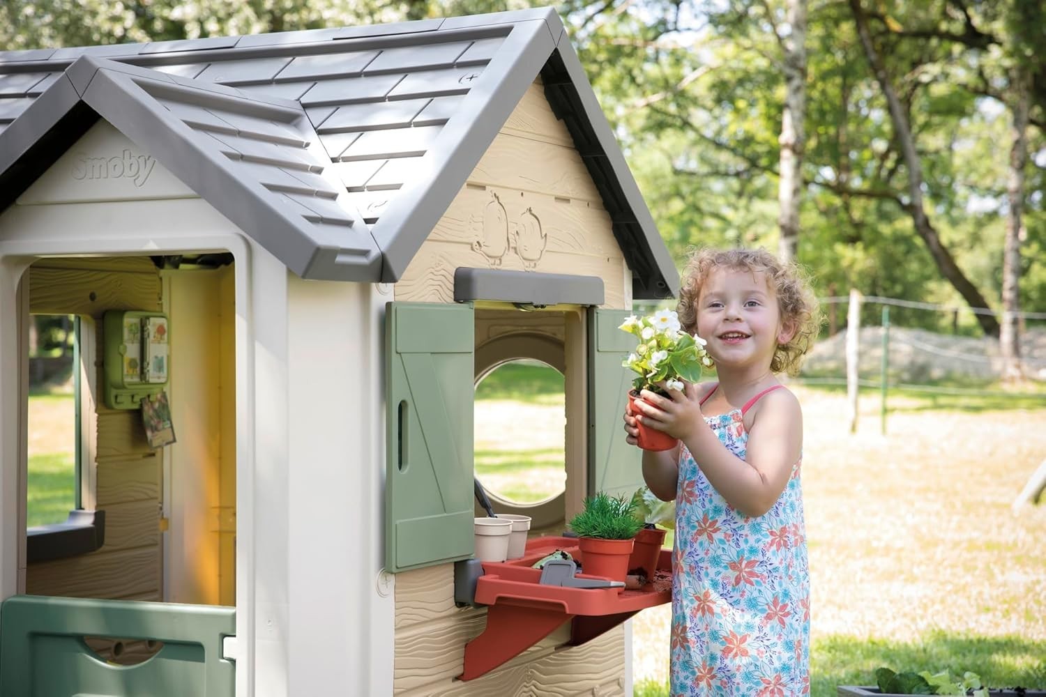 Kids Garden Playhouse with Accessories Indoor Outdoor Eco Play Age 2+