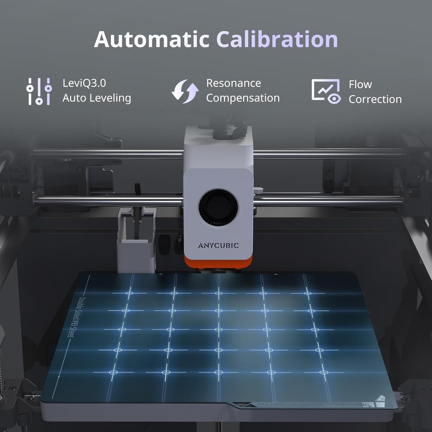 CoreXY High-Speed 3D Printer 600mm/s Auto Level 320°C Enclosed