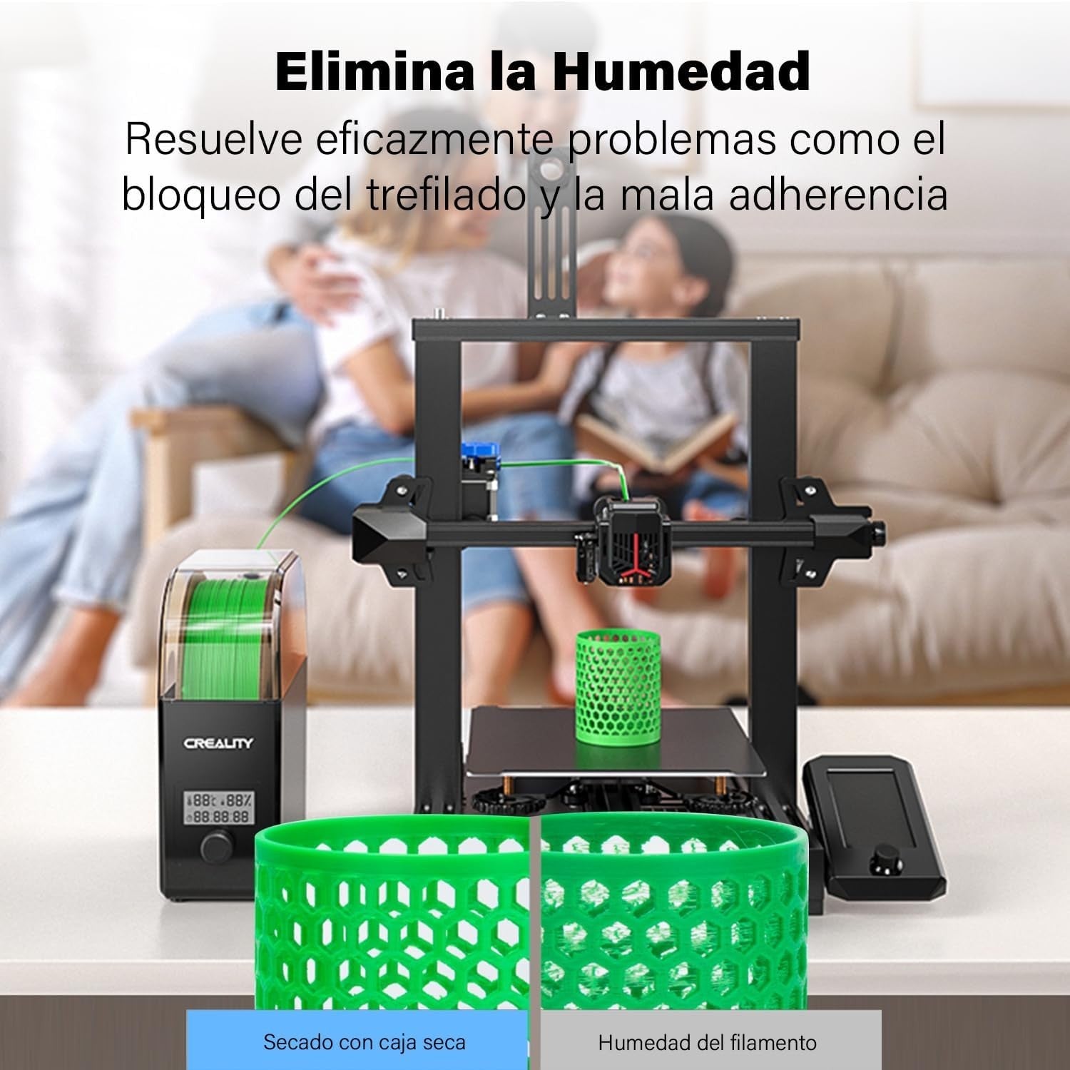 Filament Dryer Box with Fan 360° Heating Keep Filament Dry
