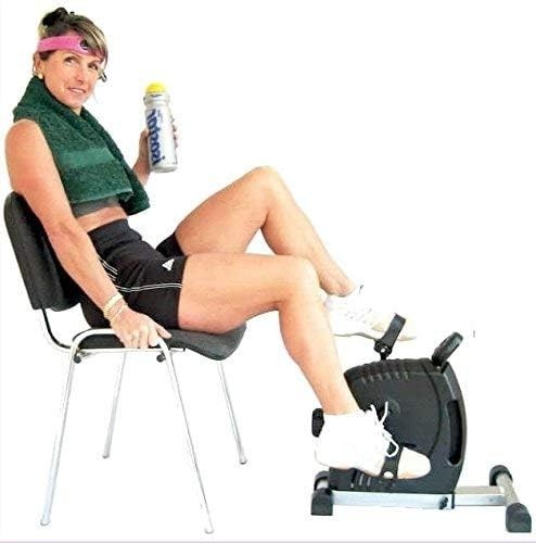 Compact Magnetic Pedal Exerciser Arm & Leg Trainer Quiet Adjustable Home Gym