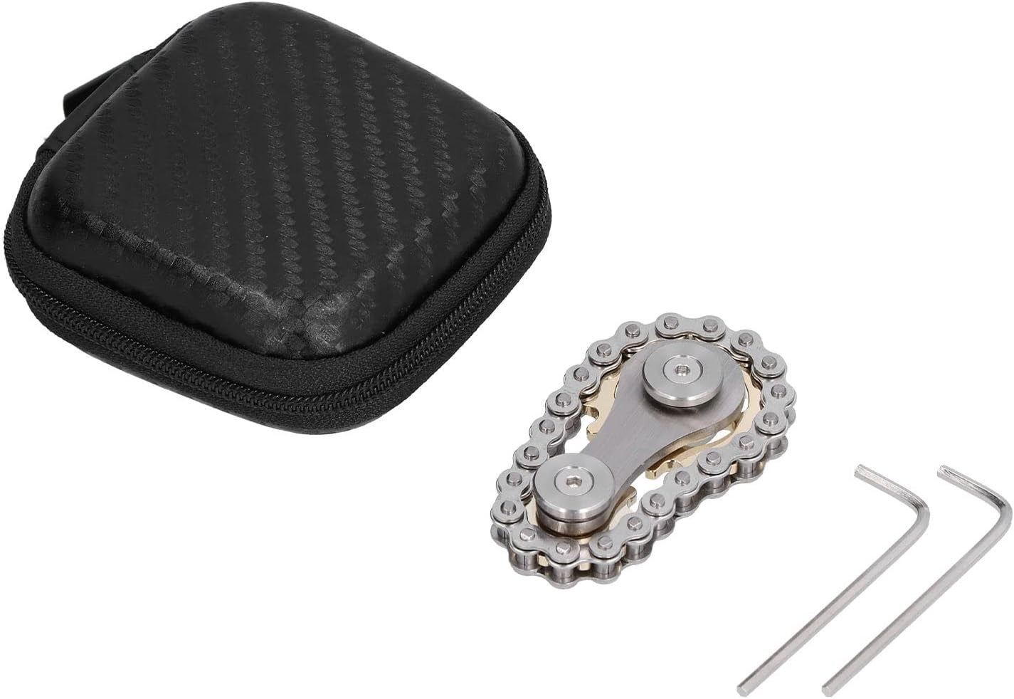 Stainless Steel Gear Fidget Toy Stress Relief Spinner ADHD Focus