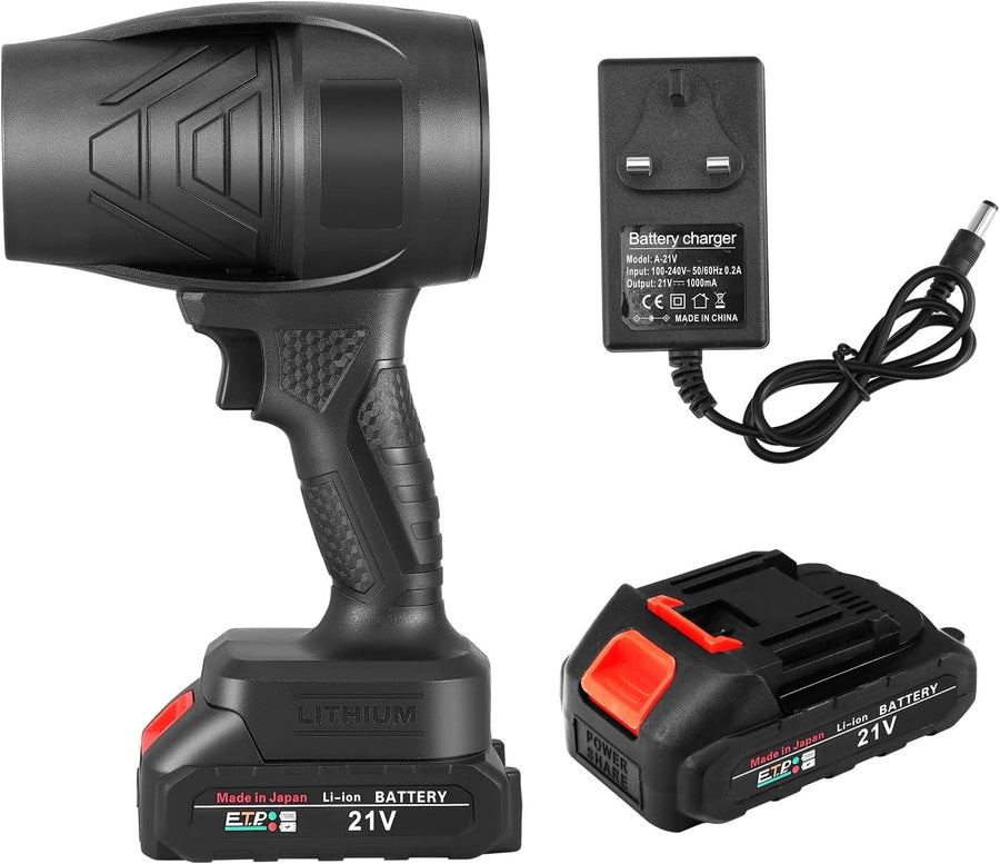 Small Cordless Leaf Blower 38000RPM High Power 21V Battery Handheld