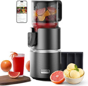 Cold Press Juicer 4.9in Wide Feed Chute 350W High Yield BPA Free