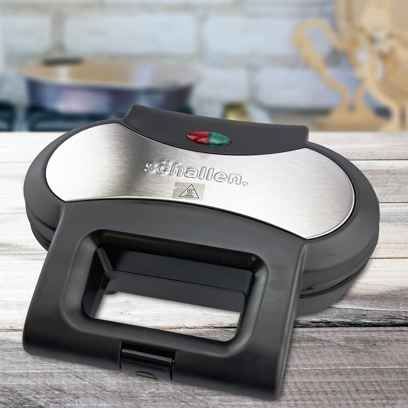 Double Pie Maker 1000W Electric Non-Stick Marble Deep Fill Cooker
