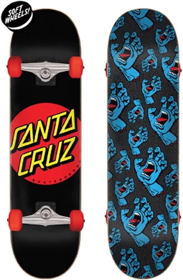 Complete Skateboard 31.25" × 8" 7-Ply Maple Wood Smooth Ride