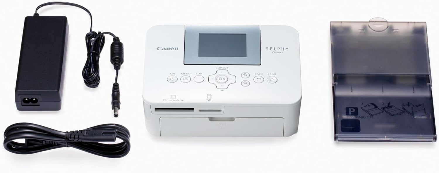 Portable Photo Printer | Lab-Quality Prints, Dye Sublimation, USB/SD