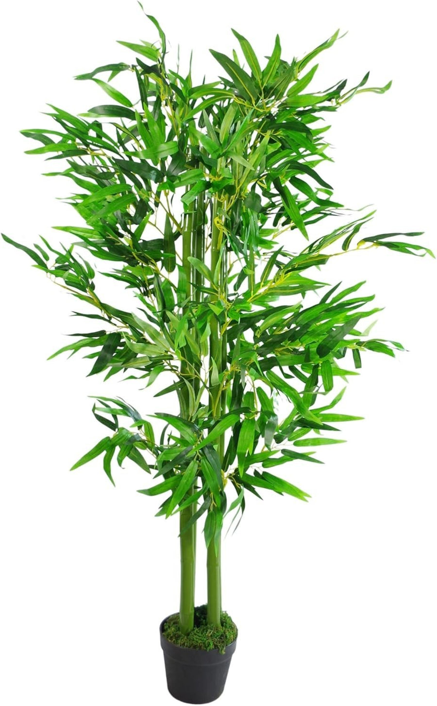 120cm Premium Artificial Bamboo Tree in Weighted Pot Luxury Bushy Green Decor