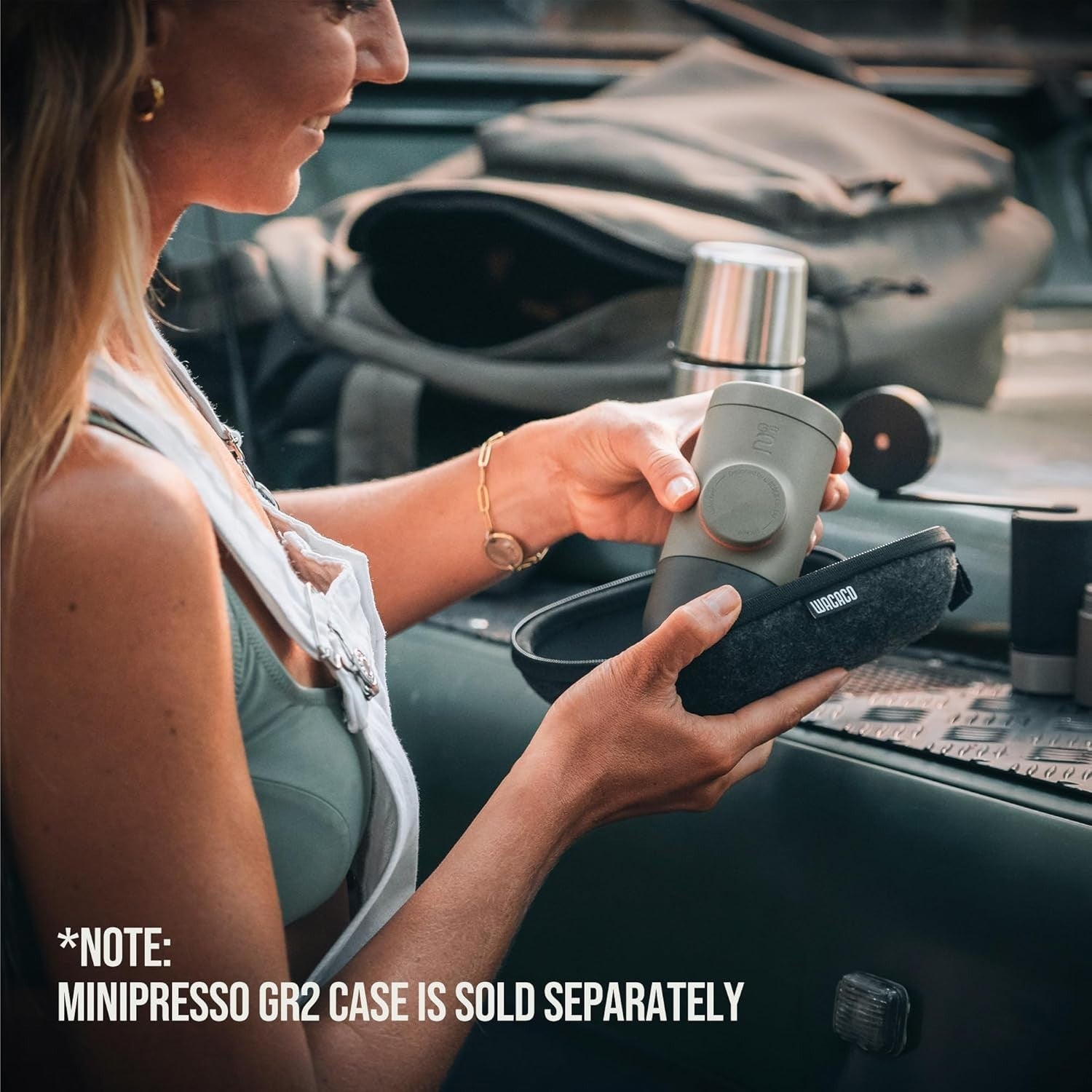 Portable Espresso Maker 18 Bar Manual Coffee Machine Travel Compact Lightweight