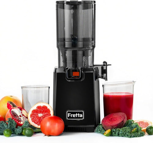 Cold Press Juicer 135mm Feed Chute Whole Fruit Slow Masticating 250W