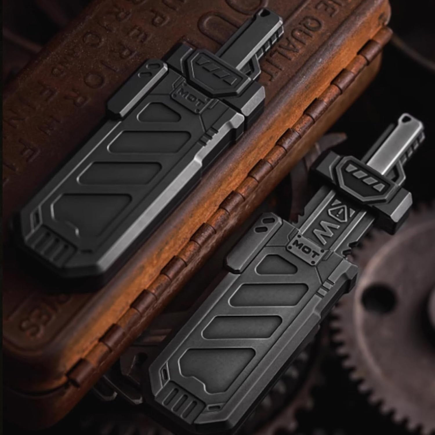 Metal Sword Fidget Slider EDC Stress Relief Clicker Toy