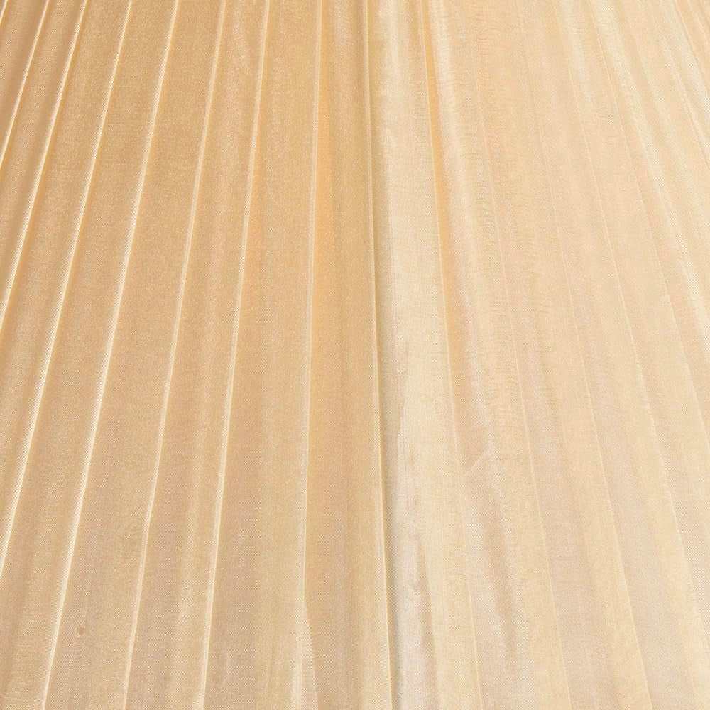 Cream Pleated Silk Empire Lampshade 30cm Ivory Table Floor Lamp Shade