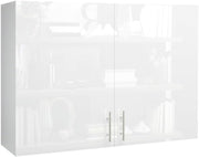 Space-Saving 100cm White Gloss Kitchen Wall Cabinet – Easy Install & Durable