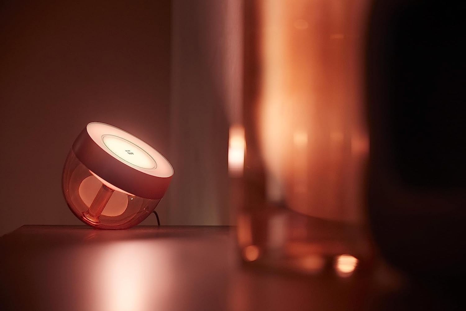 Smart Color Ambiance Table Lamp with Alexa Voice Control, Copper