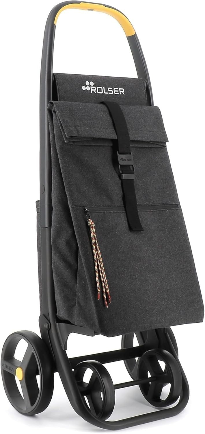 Foldable 4-Wheel Eco Shopping Trolley Carbon Thermal Bag Durable