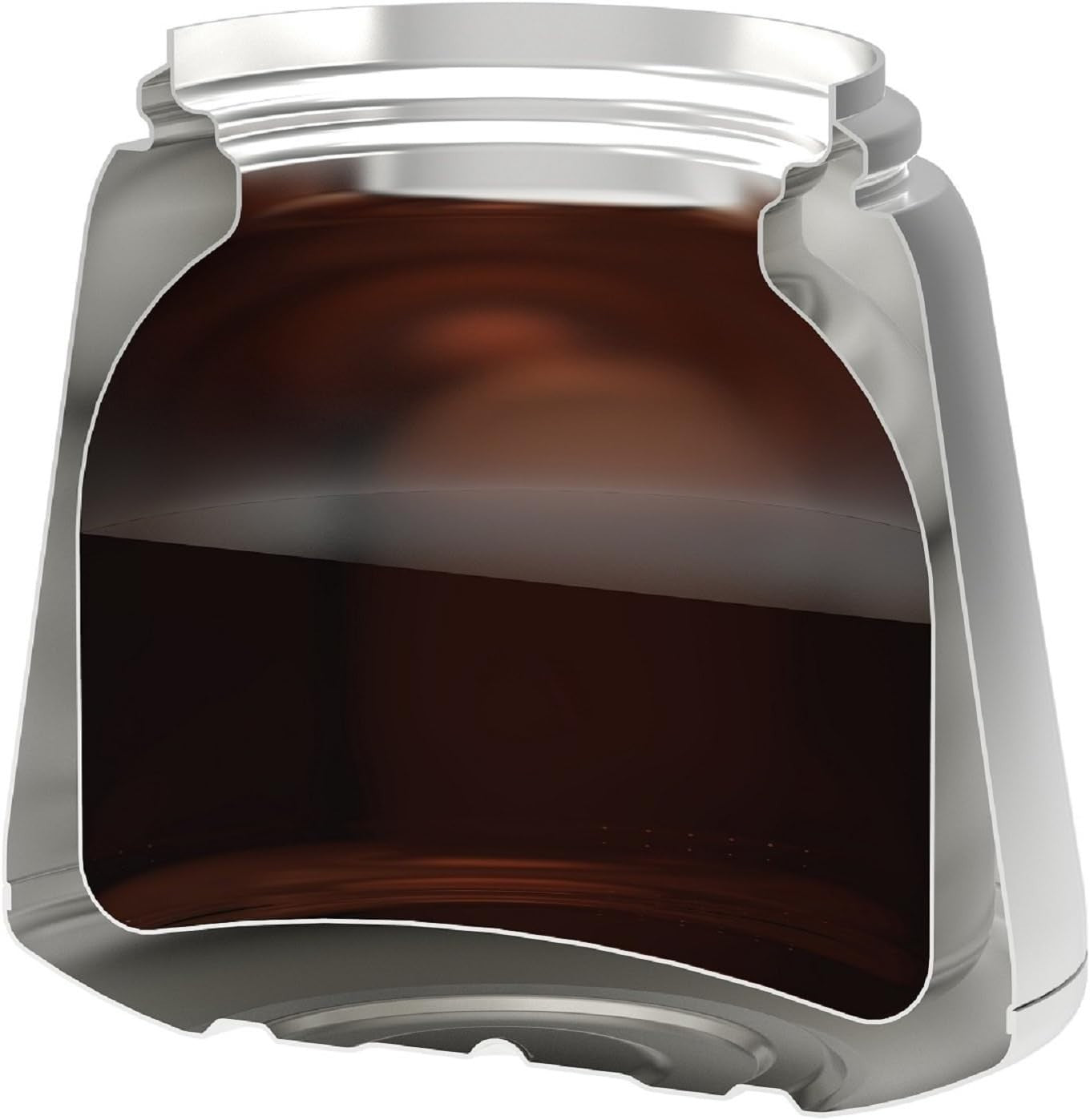 600ml Vacuum Insulated Coffee Tea Server Thermal Carafe White