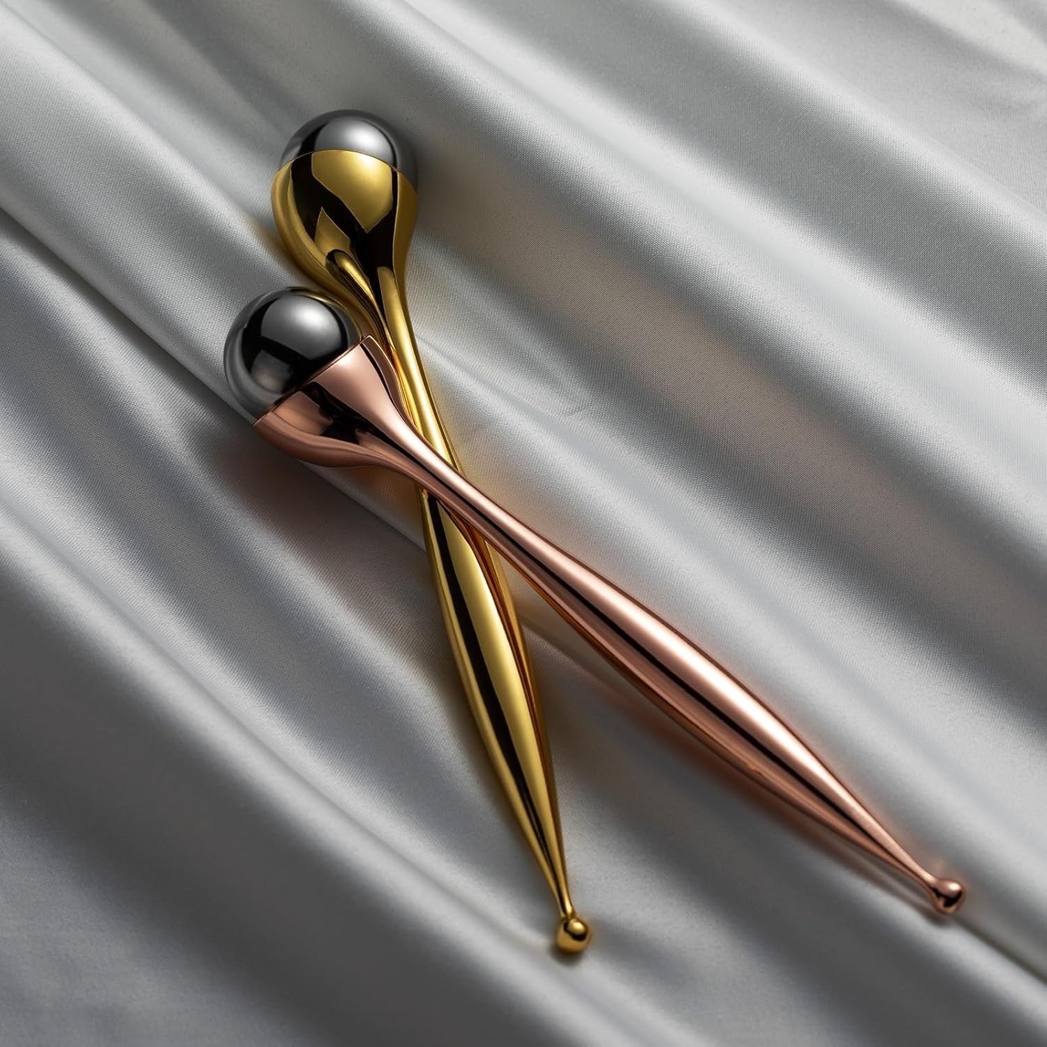 Metal Eye Cream Roller Wand Face Massager Puffiness