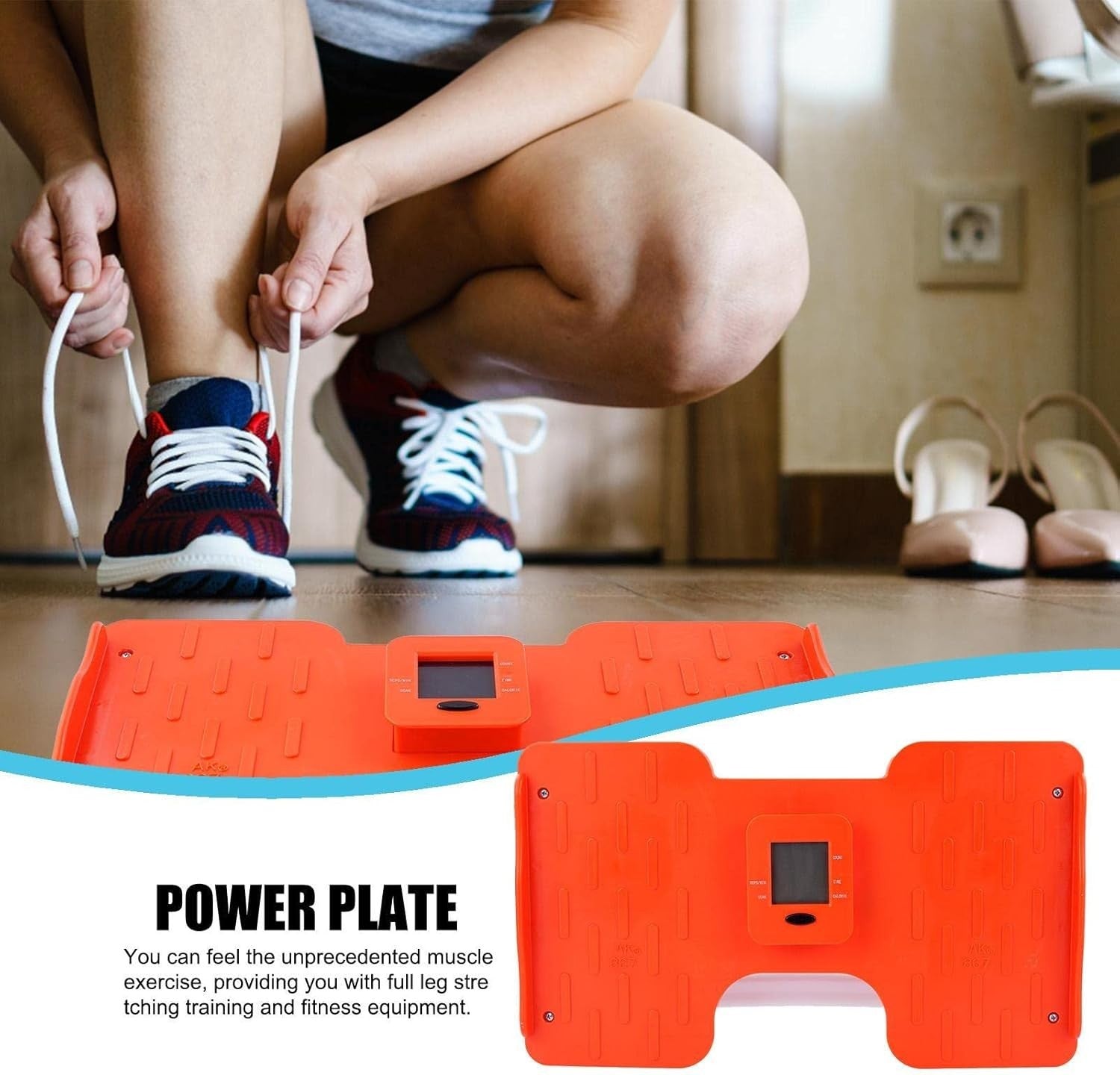 Portable Vibration Board Exercise Machine Whole Body Fitness 100kg