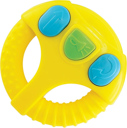 Toddler RC Car with Steering Wheel – Remote Control Toy w/ Sounds & Lights