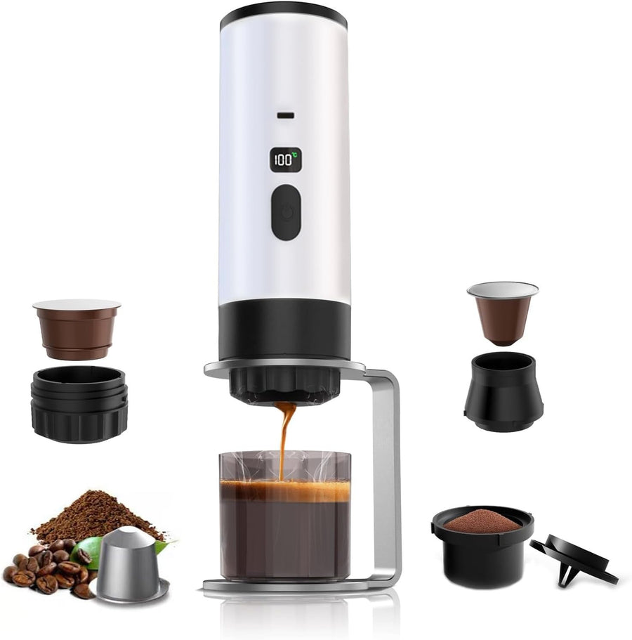 Portable Espresso Coffee Maker 3-in-1 Self-Heating Travel Machine USB