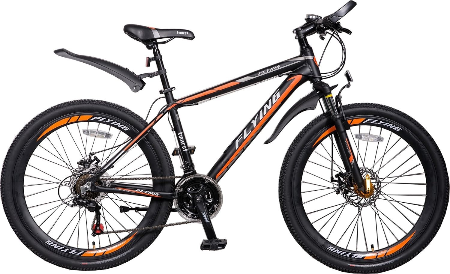 21 Speed Unisex Mountain Bike 26" Lightweight Alloy Frame Disc Brakes
