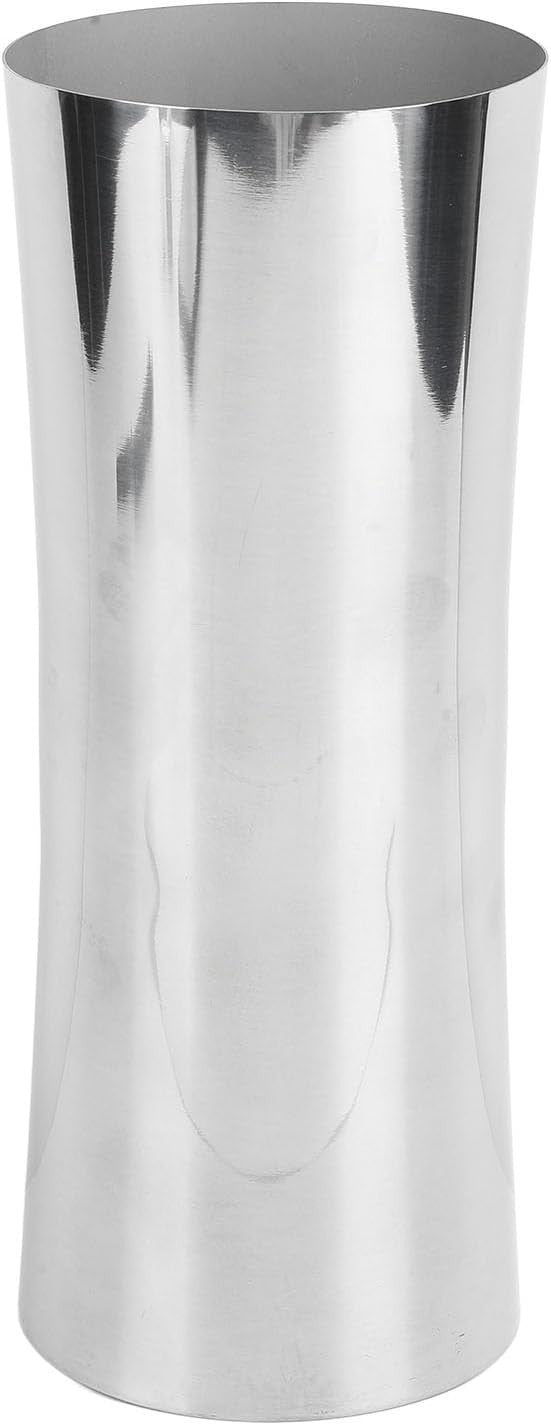 Stainless Steel Silver Vase Modern Metal Flower Centerpiece Home Decor