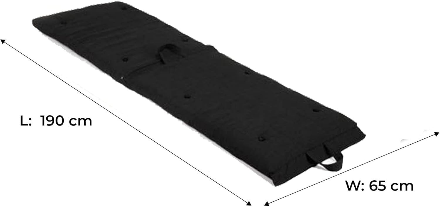 Roll Up Folding Futon Mattress Single | Compact Guest Bed | Hypoallergenic