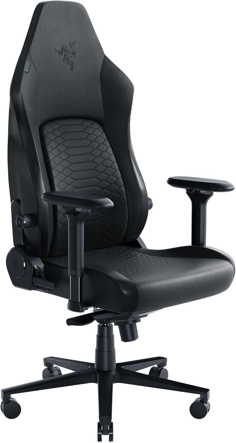 Premium Gaming Chair Adaptive Lumbar 4D Armrests EPU Leather