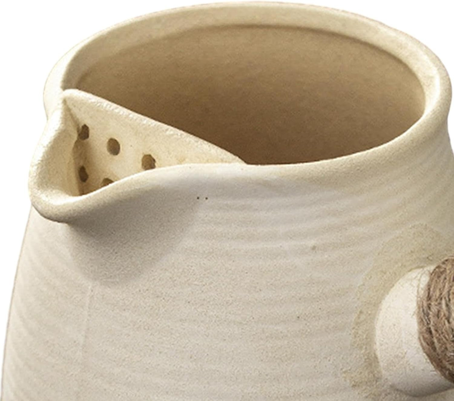 Porcelain Teapot with Side Handle Durable Tea Pot for Home Picnic