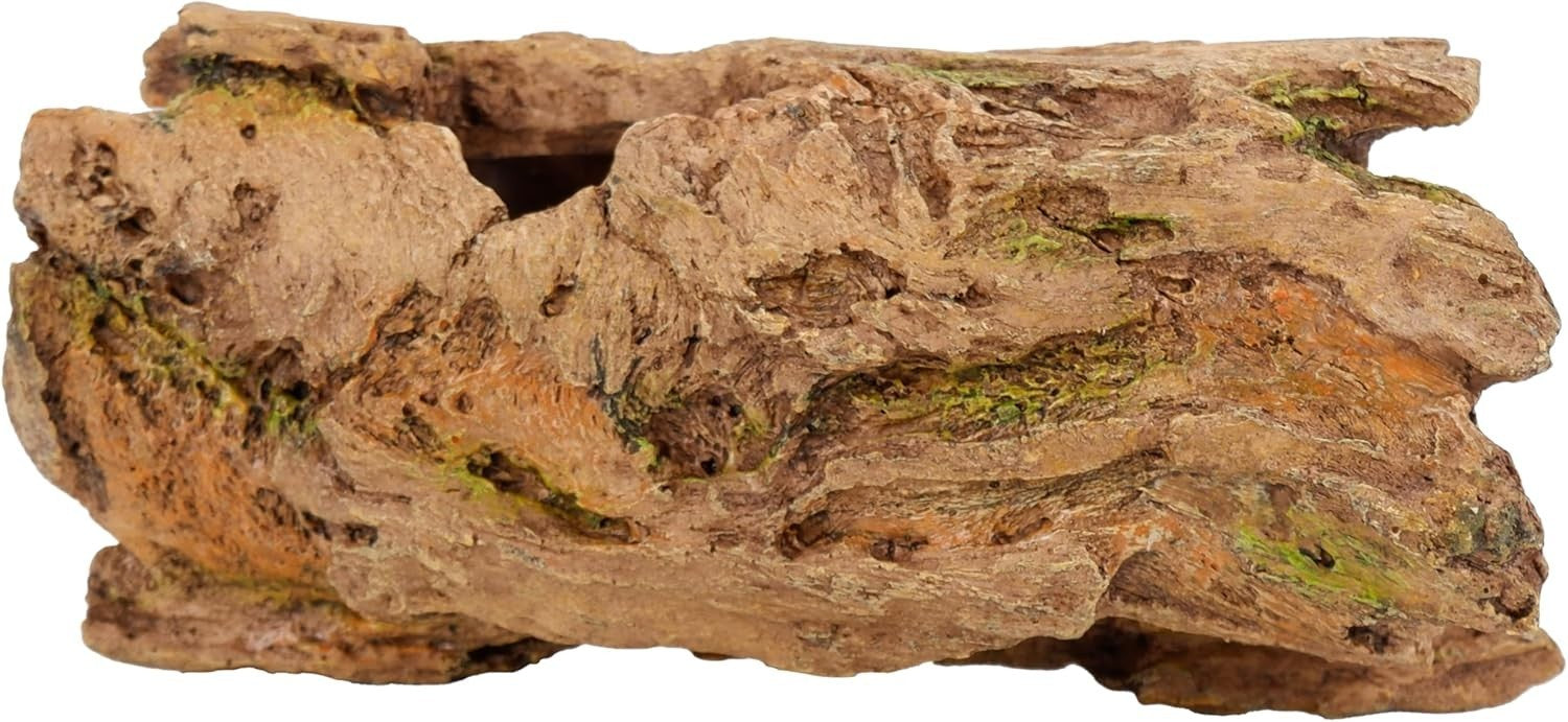 Swim Through Driftwood Aquarium Ornament 250mm Natural Resin Fish Cave Decor