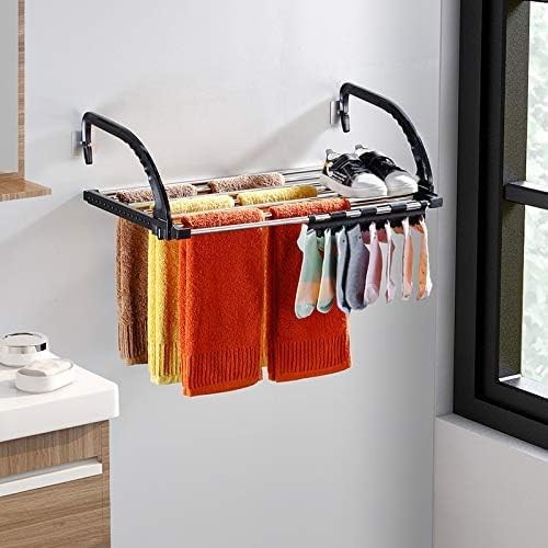 Radiator Clothes Airer Extendable Drying Rack Stainless Steel 51–95cm