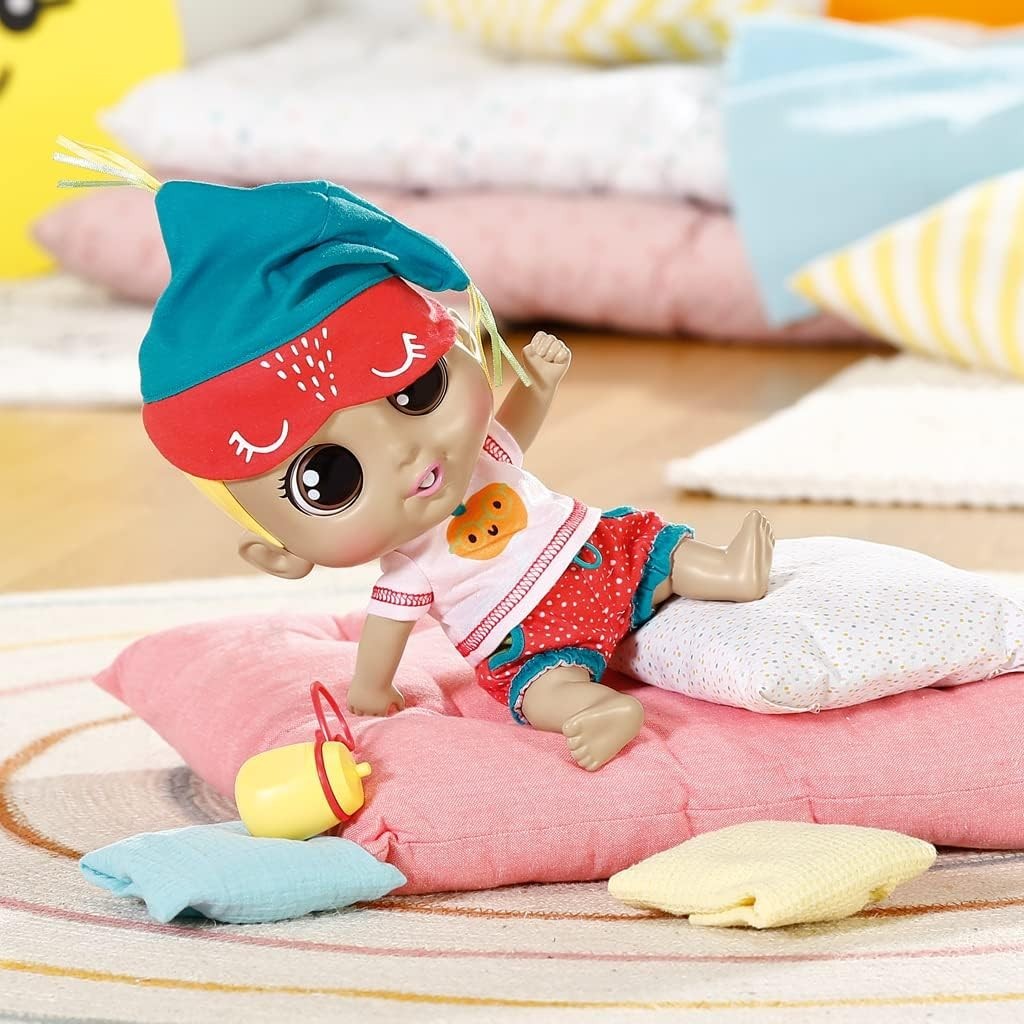 30cm Interactive Baby Doll Sound Effects Moving Eyes Outfit Set