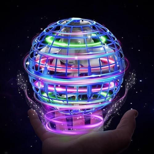 Flying Orb Ball Toy 2025 RGB Hover Spinner UFO Boomerang Drone Gift for Kids