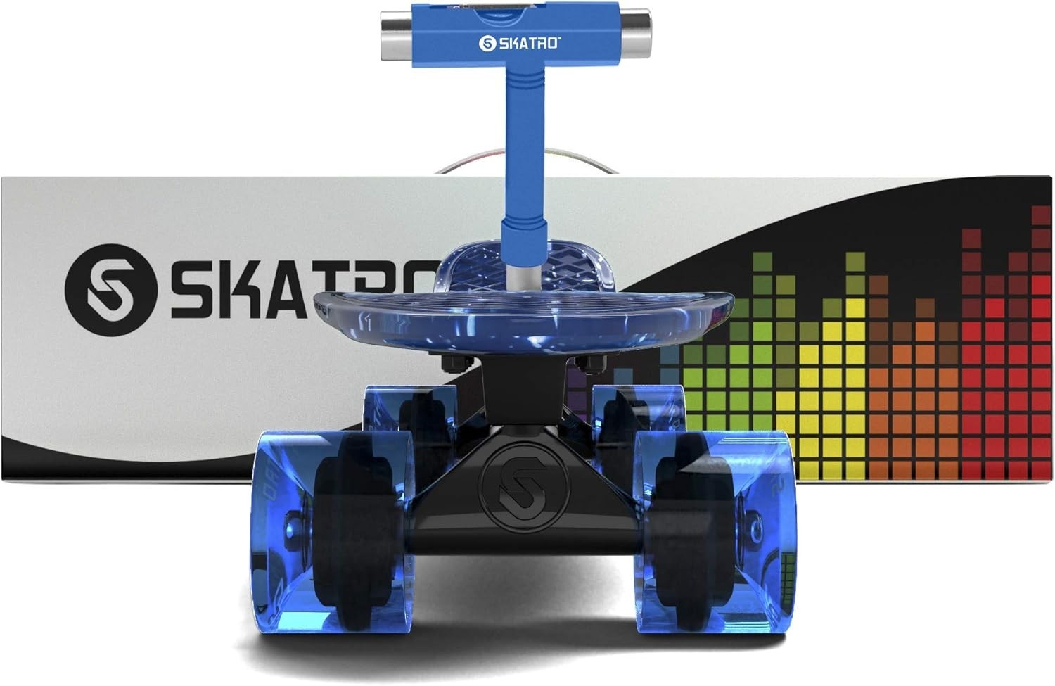 22" Mini Cruiser Skateboard Milky Way Plastic Aluminum Complete