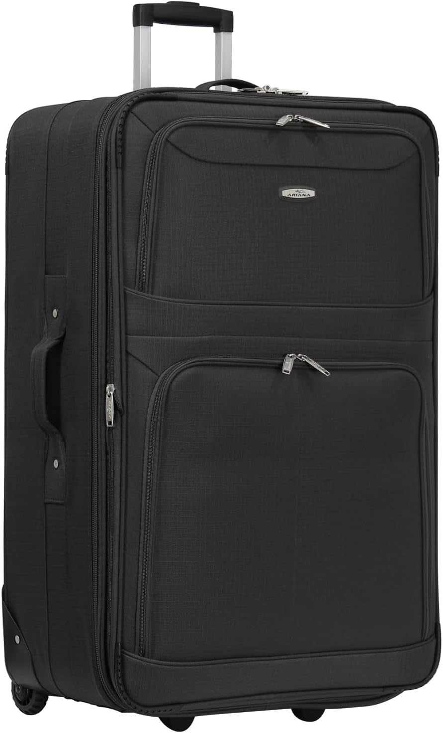 29” Large Expandable Soft Suitcase Lightweight 2 Wheel Check In Luggage 92L