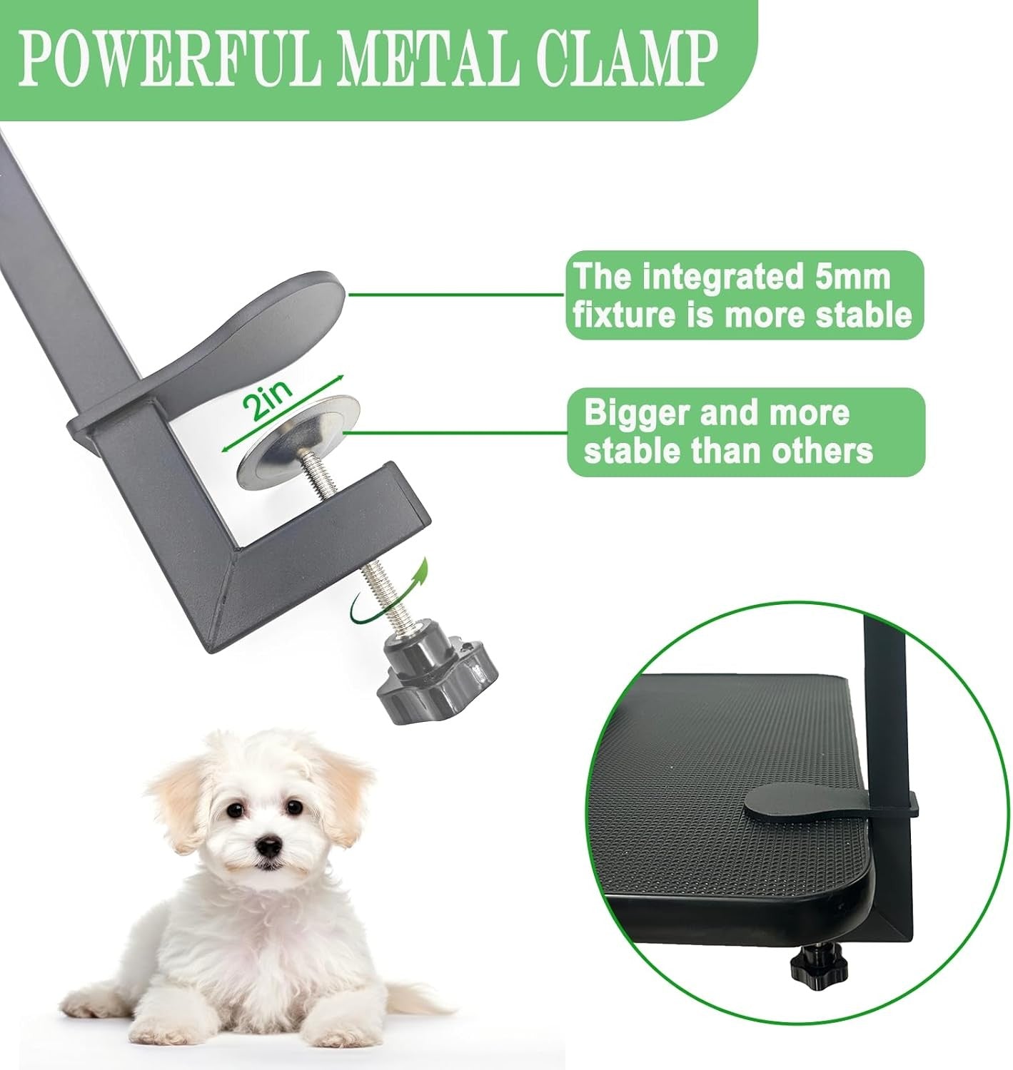 Adjustable Dog Grooming Arm Hammock Noose Set Foldable Table Stand