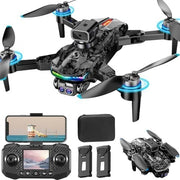 OBEST Mini Drone 1080P Camera Foldable RC Quadcopter 2.4" Screen 2 Batteries