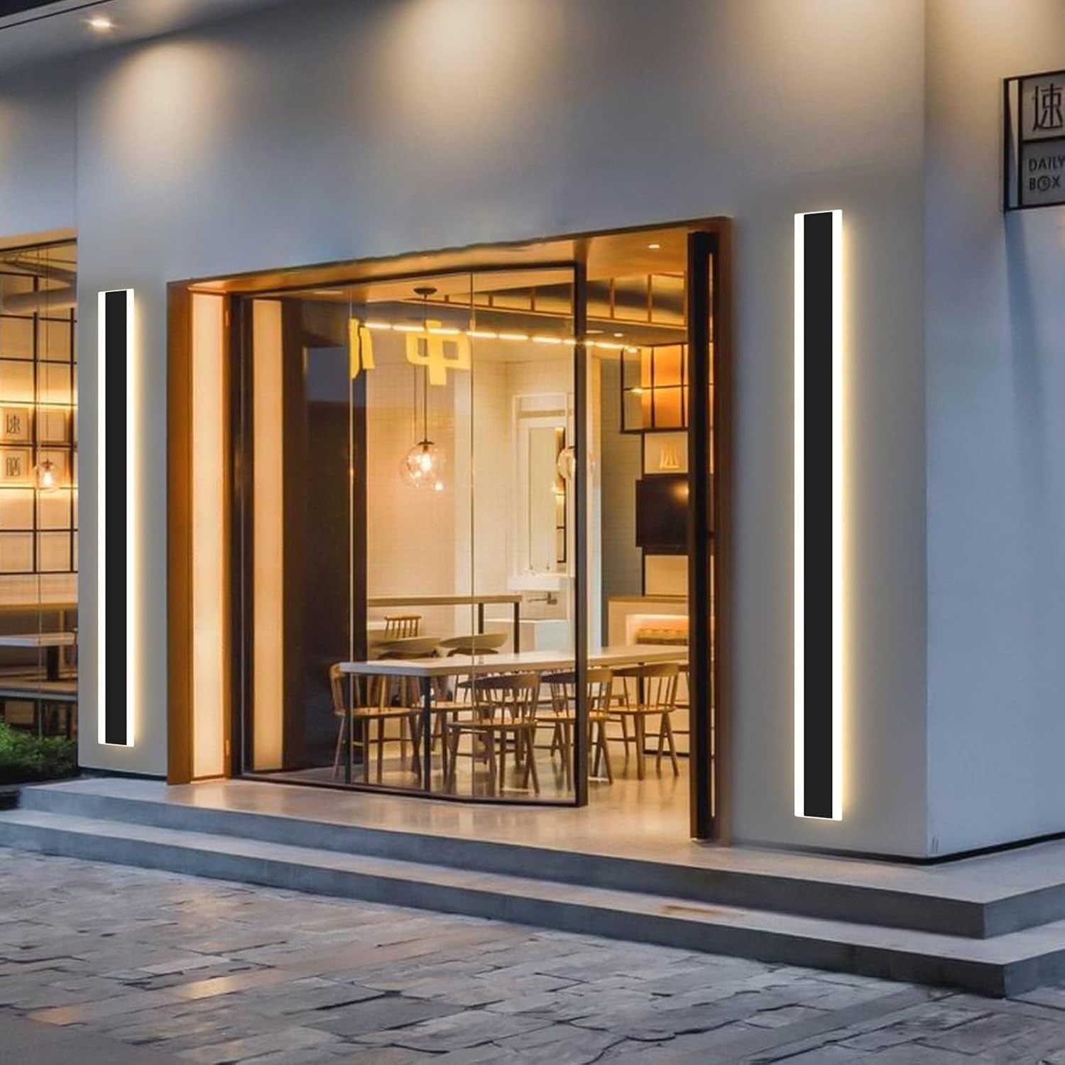 Outdoor Waterproof LED Wall Light 80cm Modern Strip Porch Light