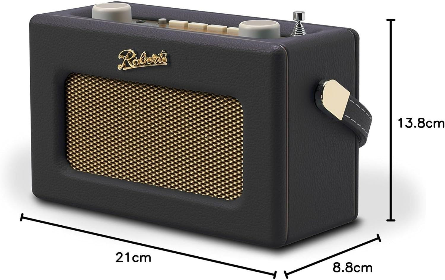 Portable DAB DAB+ FM Radio Bluetooth Retro Black/White