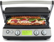 6-in-1 Contact Grill & Griddle Stainless Steel Ceramic Non-Stick 1400W