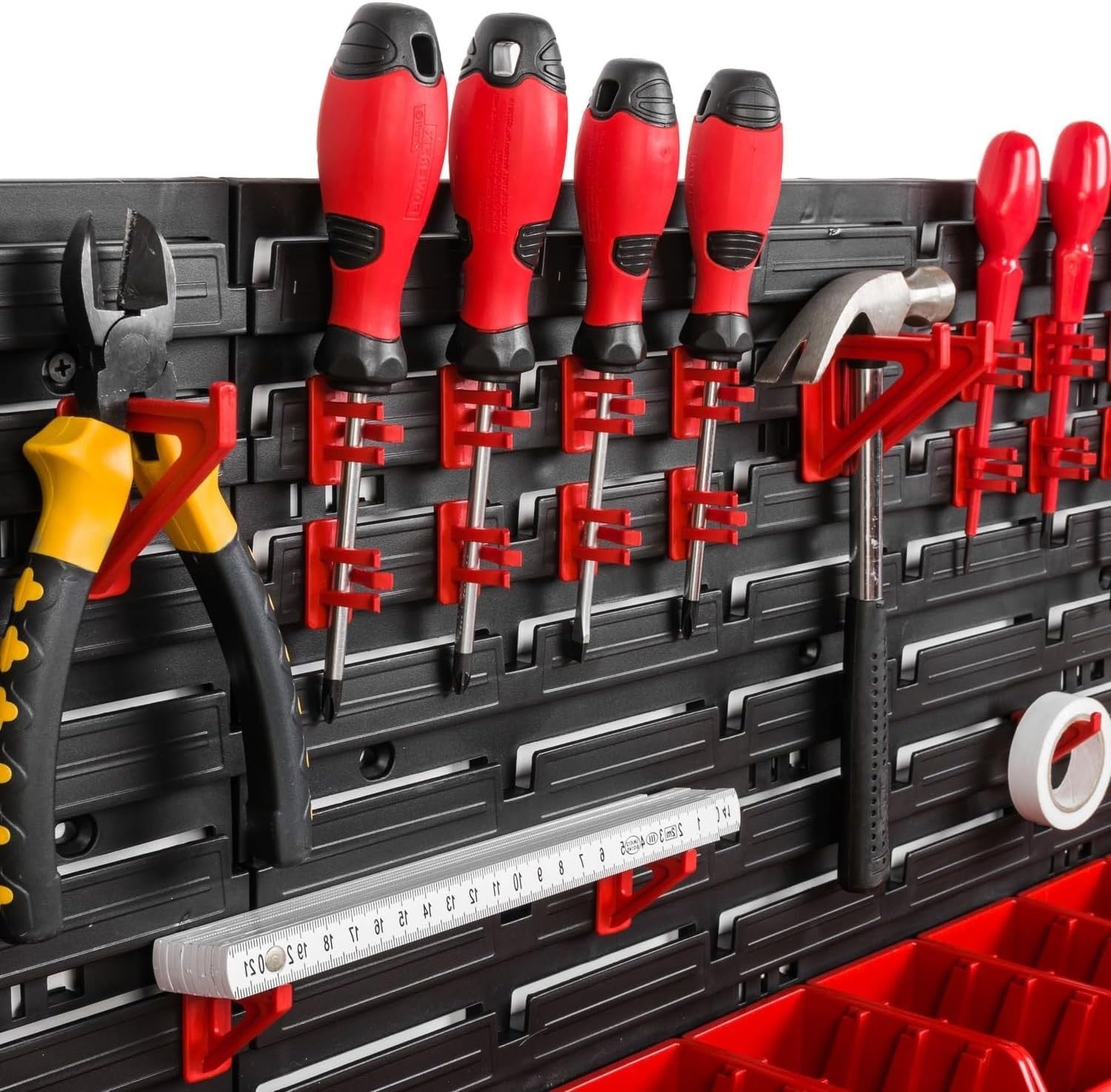 Extra Large Garage Tool Pegboard Wall Organizer Storage Rack
