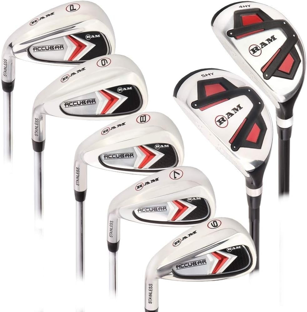 Left Hand Iron & Hybrid Set Mens Regular Flex Graphite Forgiving Easy Hit