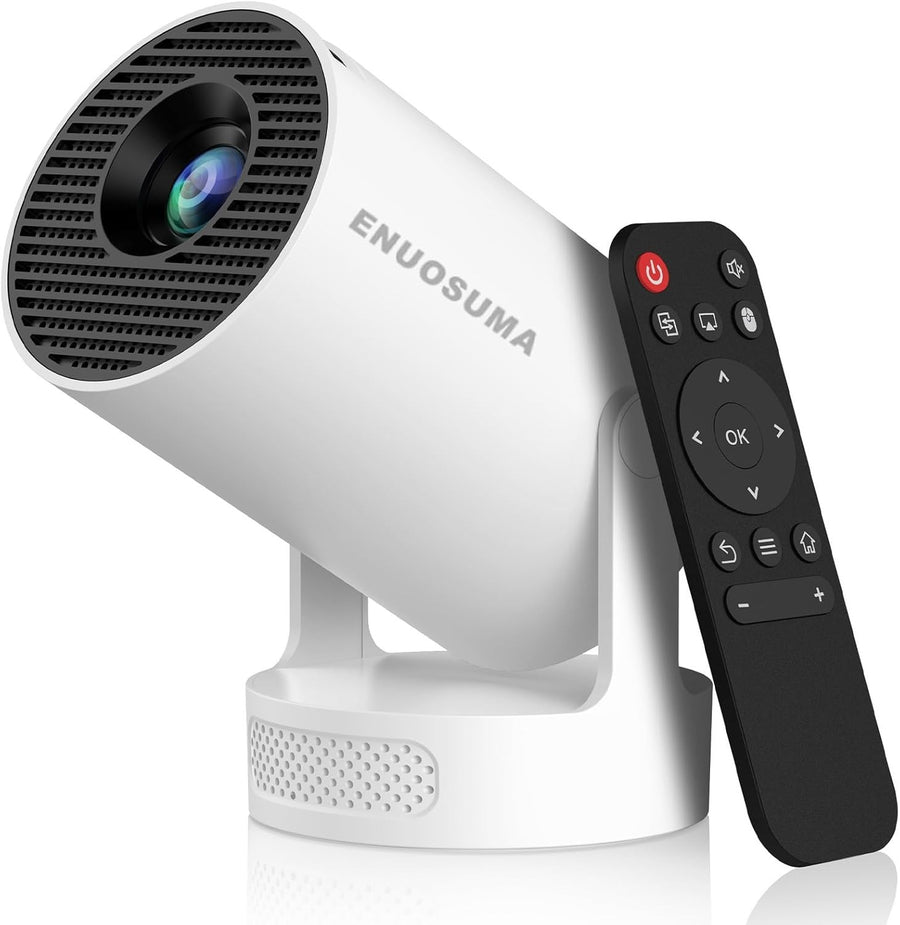 4K Smart Mini Projector 1080P WiFi 6 Bluetooth 210° Portable